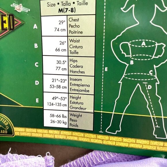 NBCUniversal Girls' Wicked Glinda Upland "For Good" Deluxe Costume Dress S/M/Lg - Picture 15 of 16